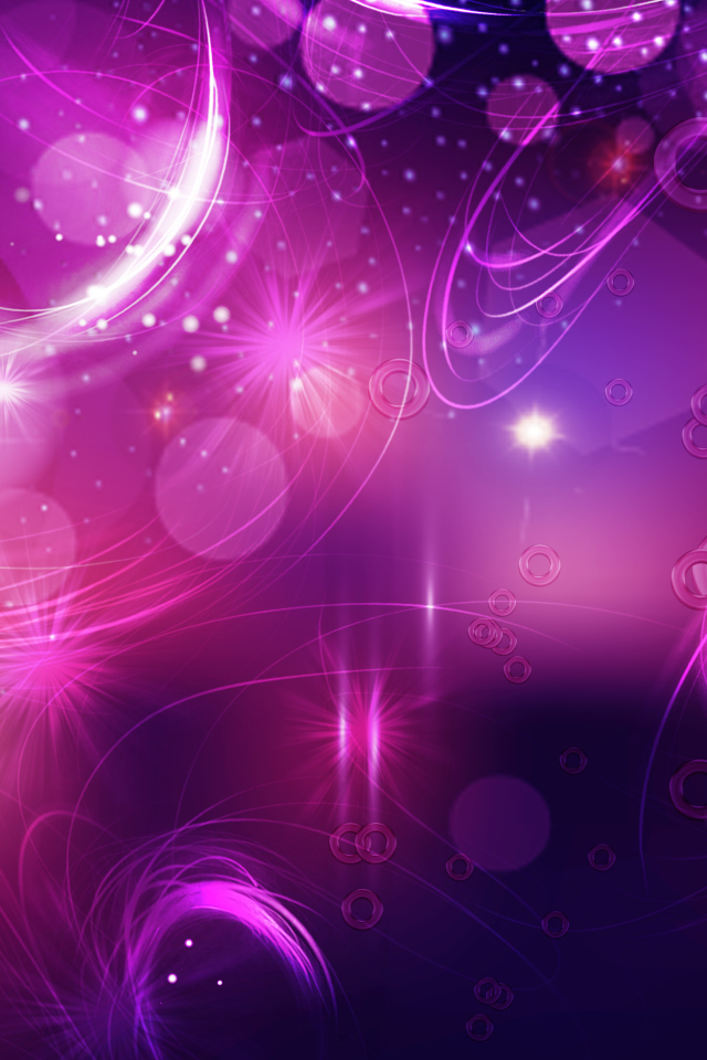 Розовый фон с бликами