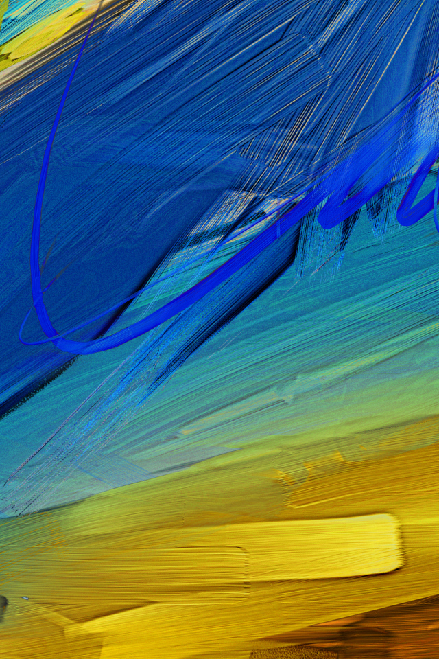 Мазки масляной краской