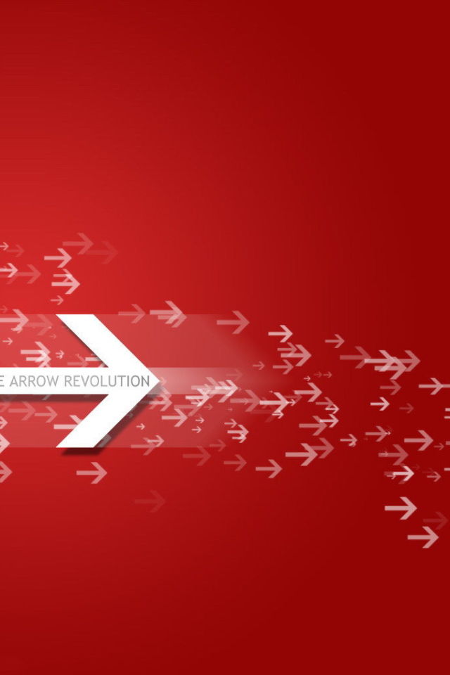 Стрелки на красном фоне