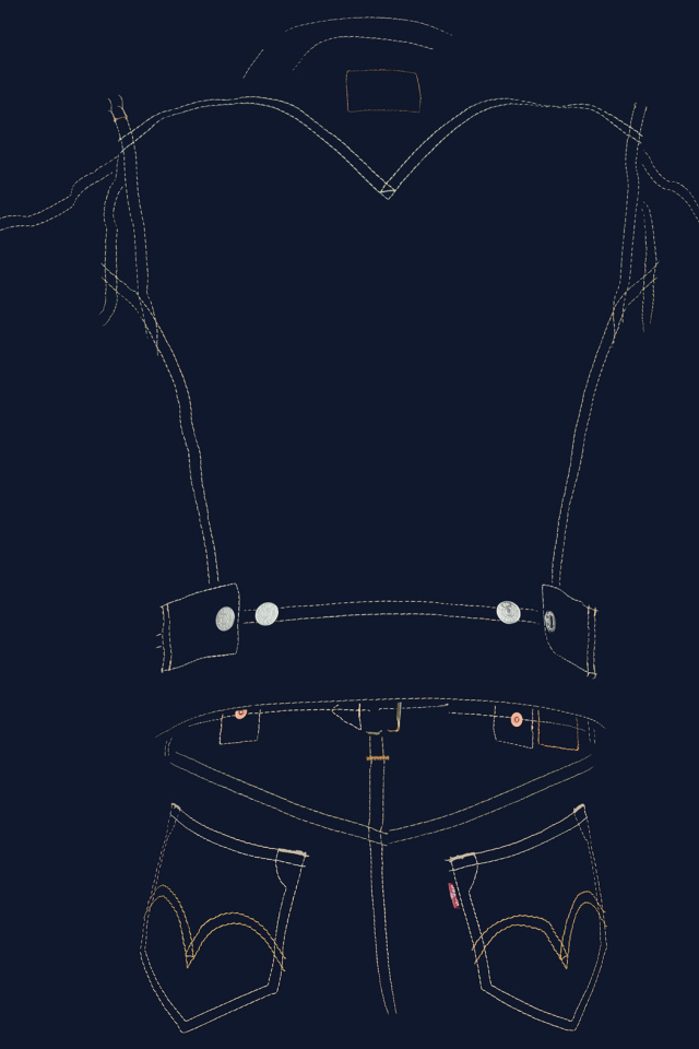 Дизайн джинсов Levi`s