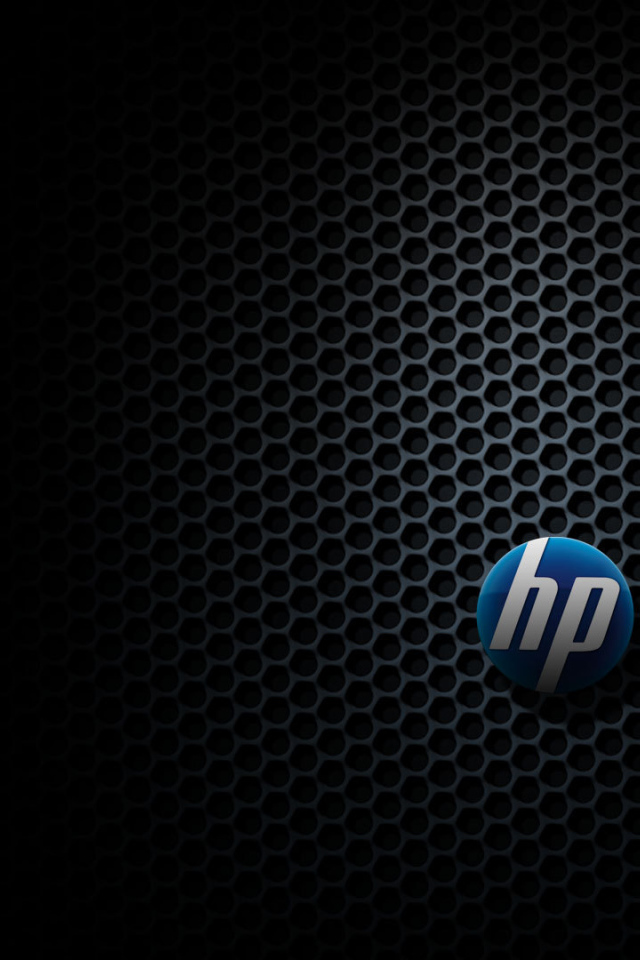 Логотип НР на сетке