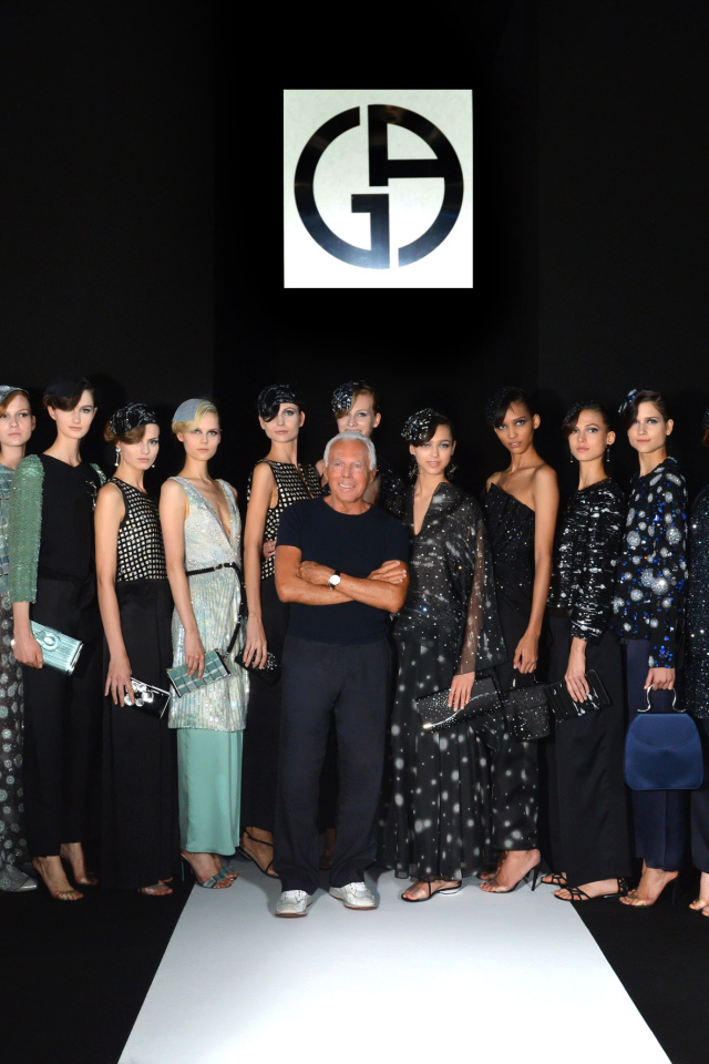 Модели бренда Giorgio Armani