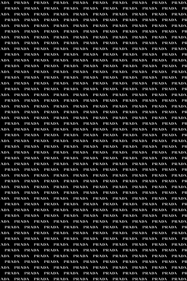Текстура из названия бренда Prada