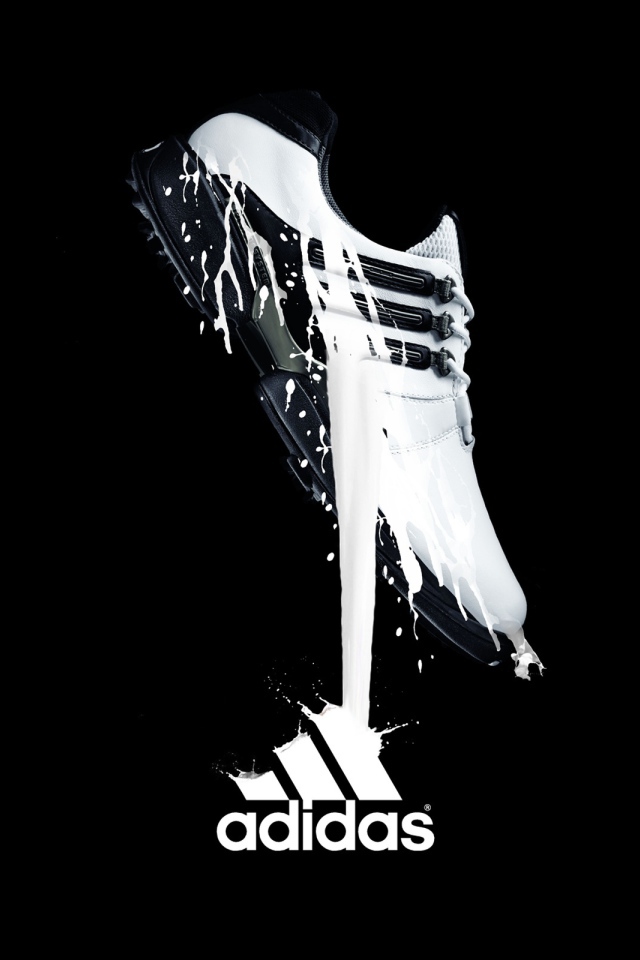 Белая краска Адидас