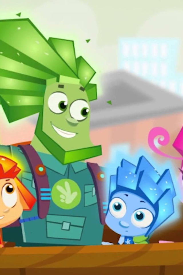 Герои мультфильма Фиксики