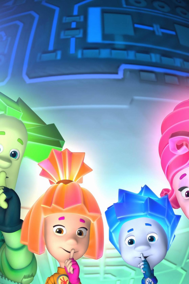 Герои мультфильма Фиксики под лупой