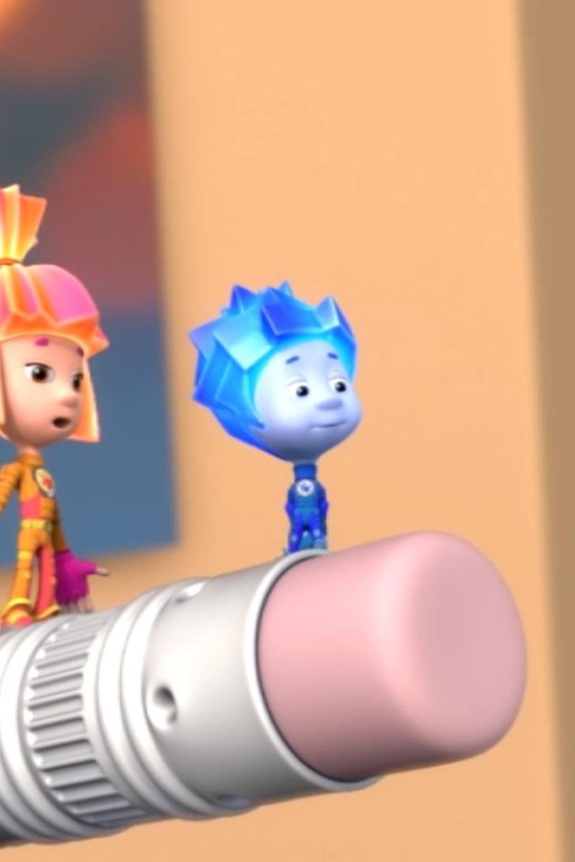 Фиксики на карандаше