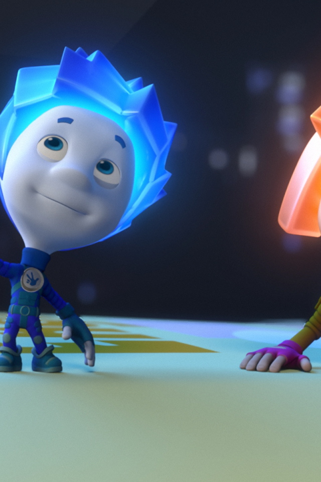 Фиксик показывает вверх