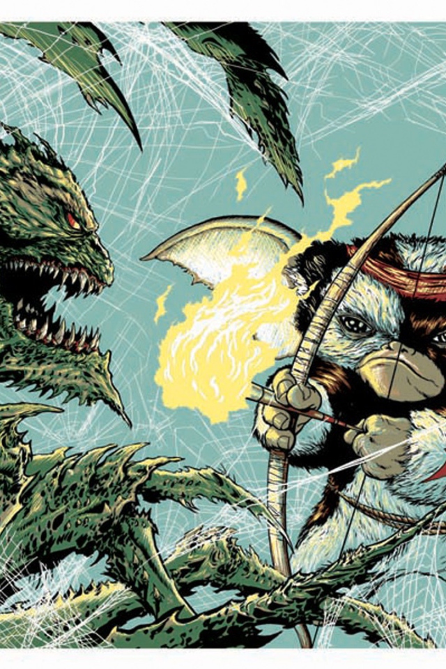 Гремлин из мультфильма