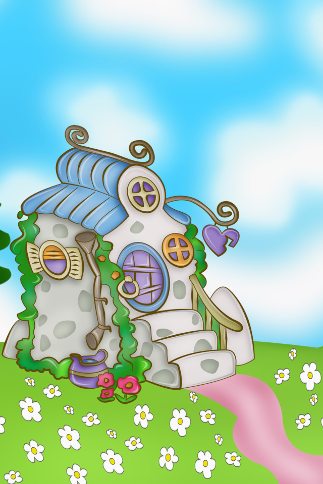 Пейзаж в мультфильме Смешарики