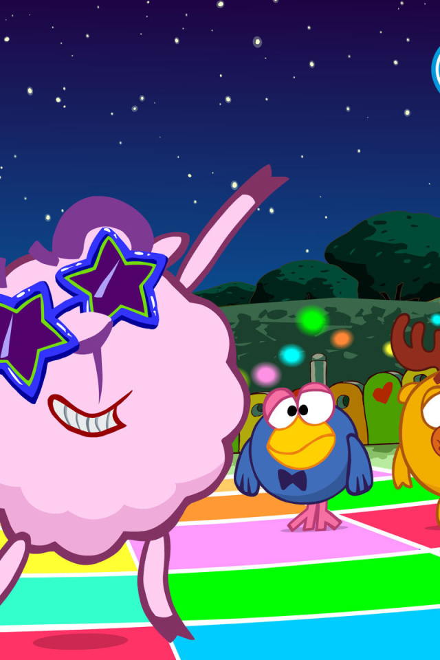 Нюша суперзвезда в мультфильме Смешарики