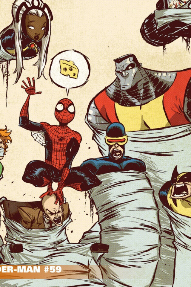 Человек паук мечтает о сыре