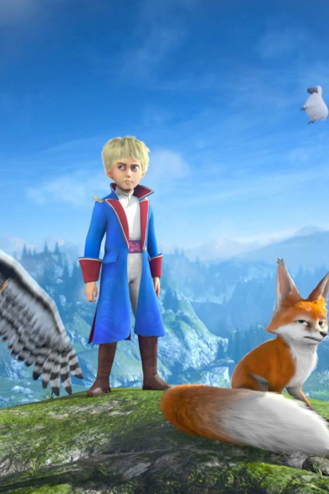 Маленький принц с лисой