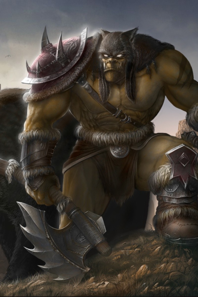 Медведь и монстр из мультфильма