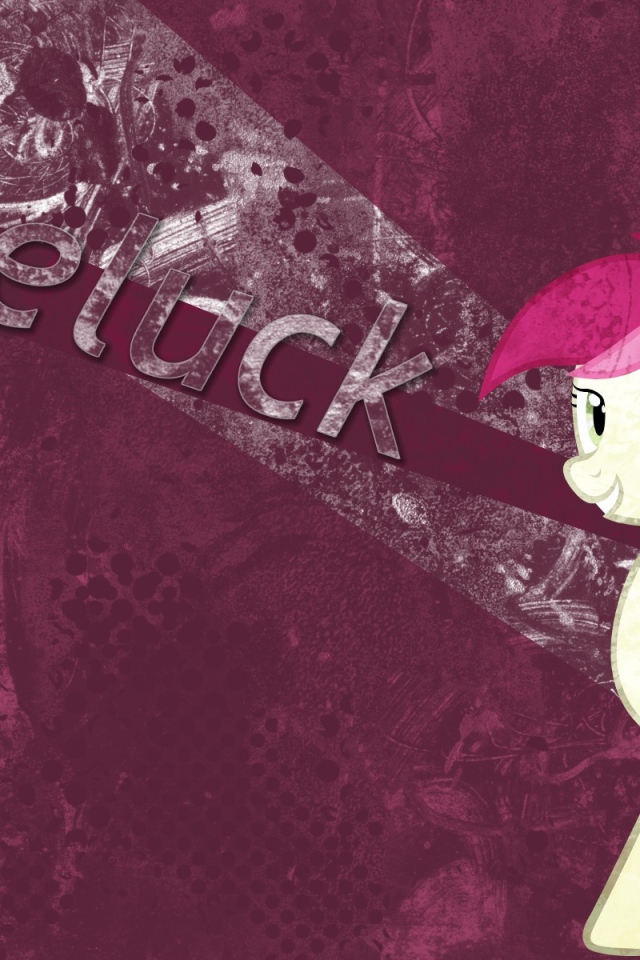 Маленькая пони с розой