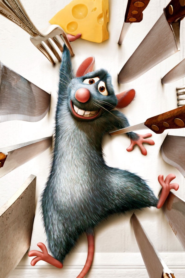 Крыса с сыром