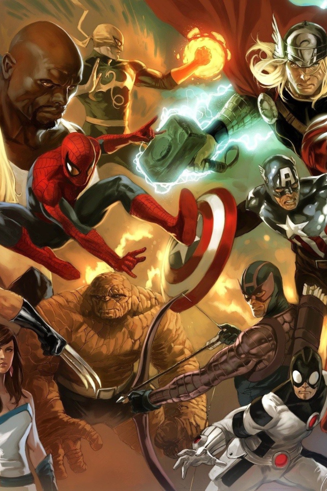 Все герои Марвела