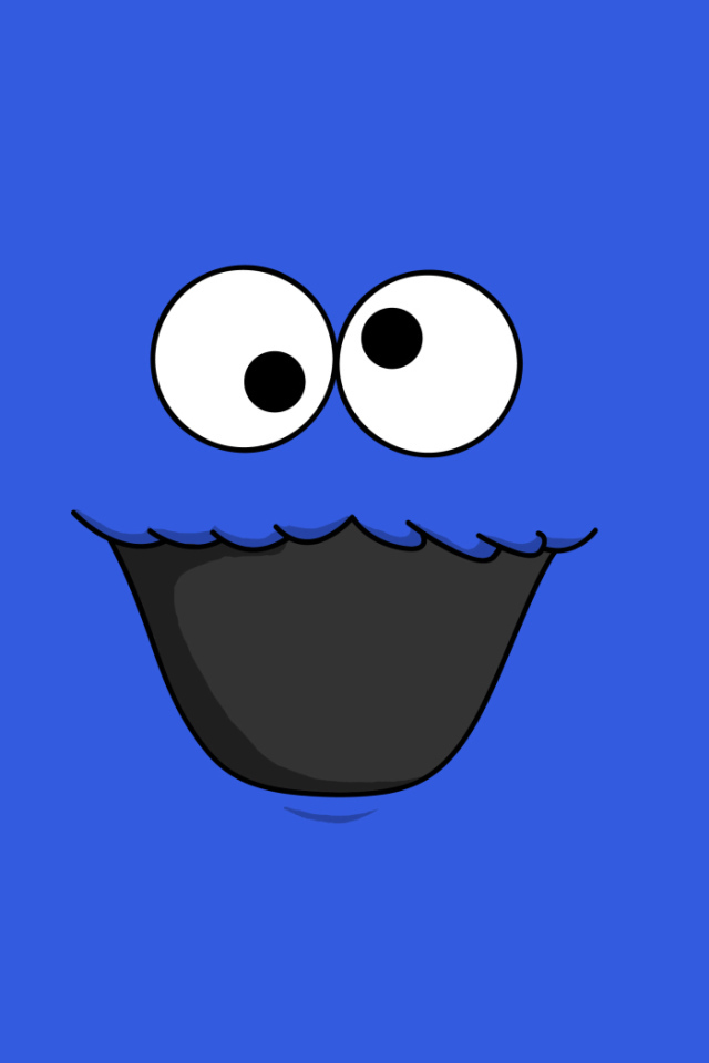 Синий уличный монстр