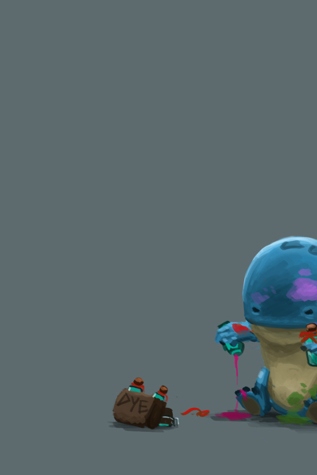 Монстр с красками