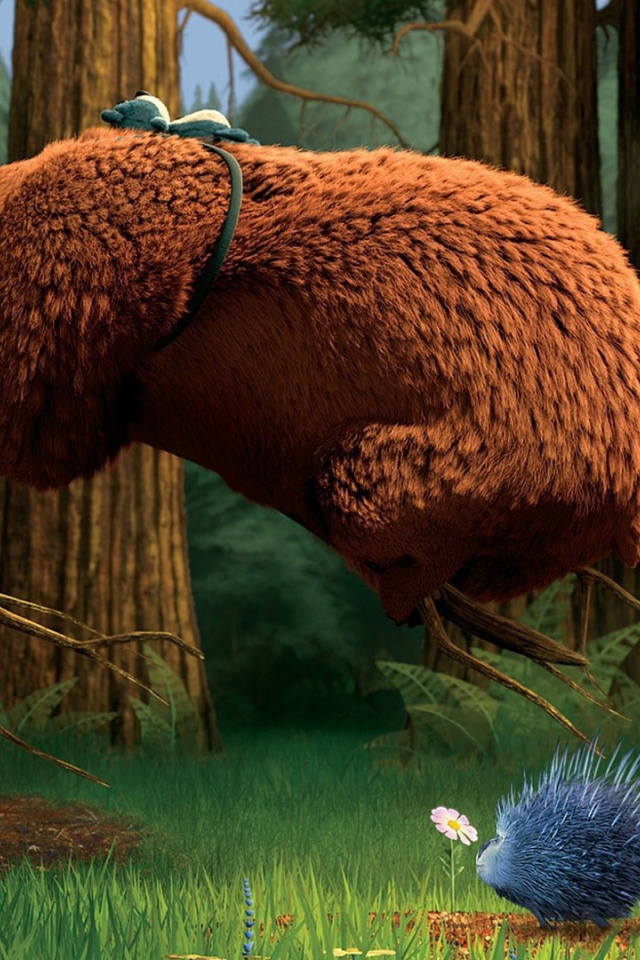 Медведь и ёжик