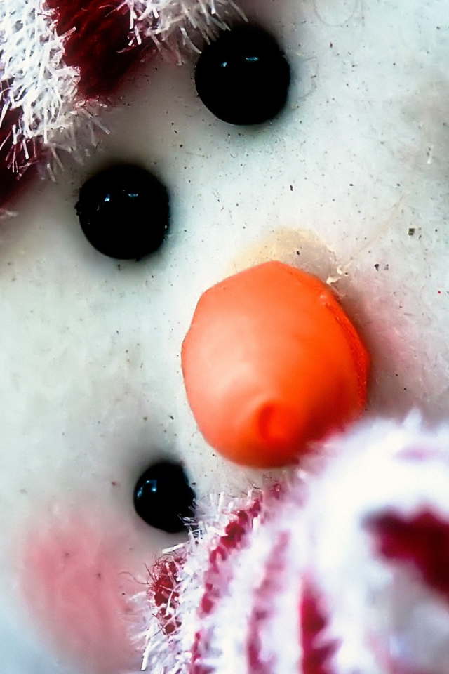 Веселый снеговик