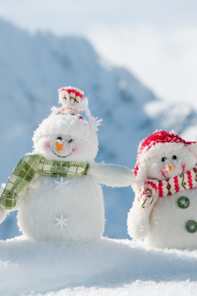 Рождественские снеговики