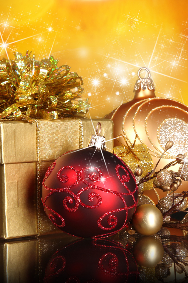 Рождественский подарок и игрушки