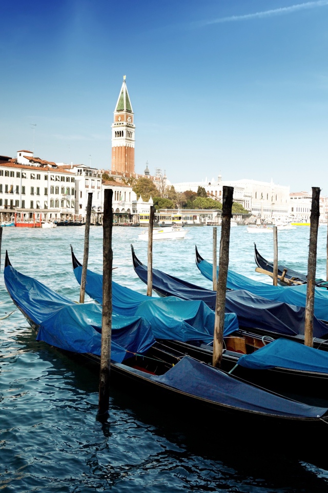 Гандолы в Венеции