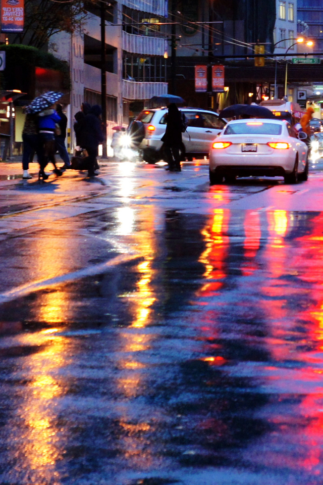 Дождь в городе