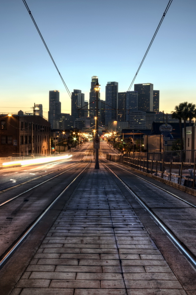 Трамвайные пути в Лос анджелес