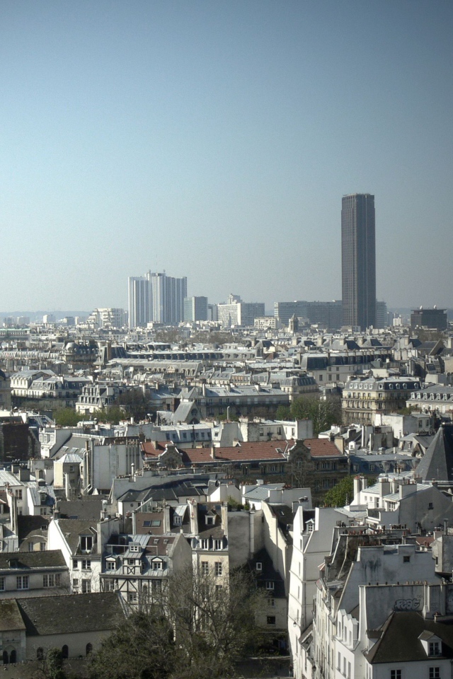 Вид на Париж с высоты