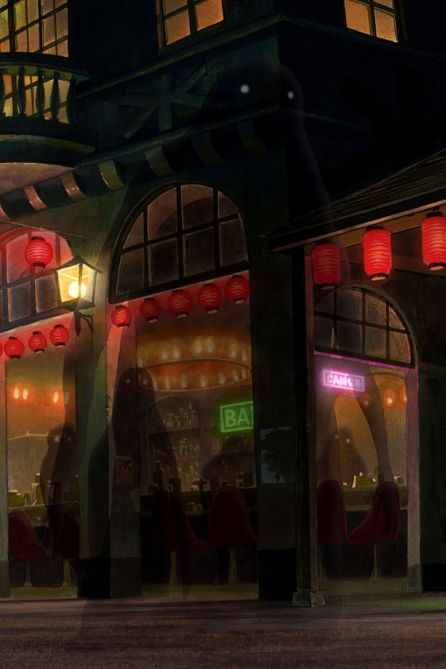 Ночная улица в китае