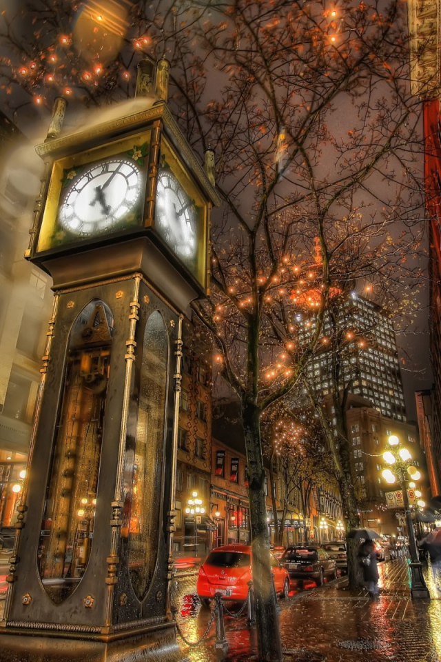 Дождливый вечер в городе