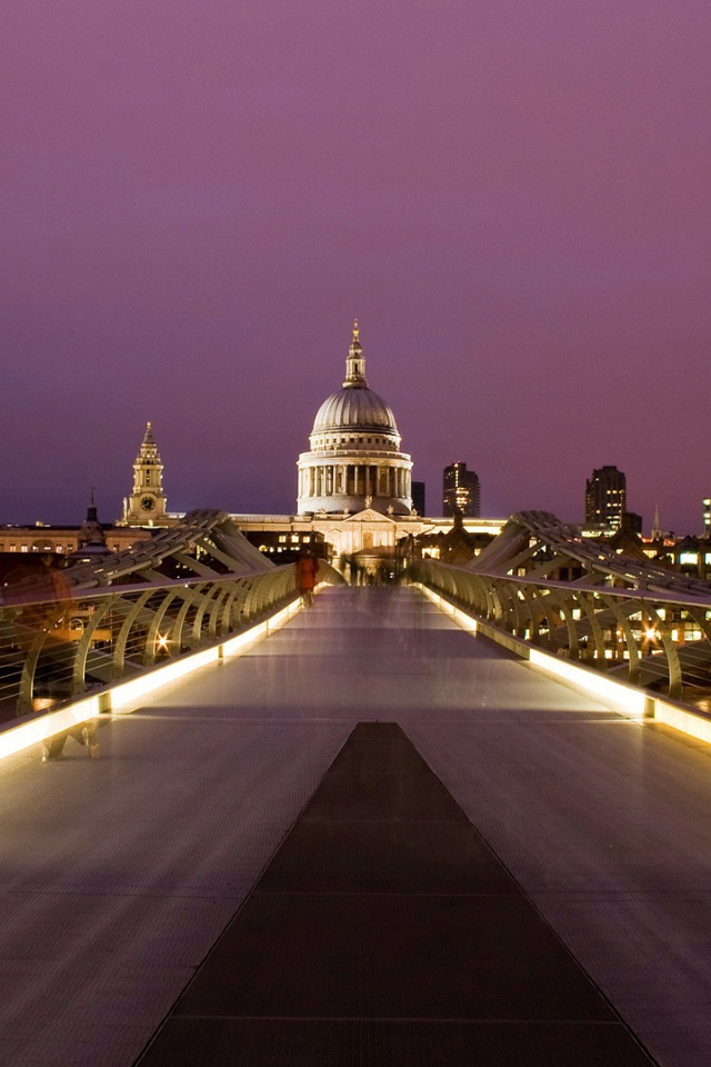 Огни ночного Лондона