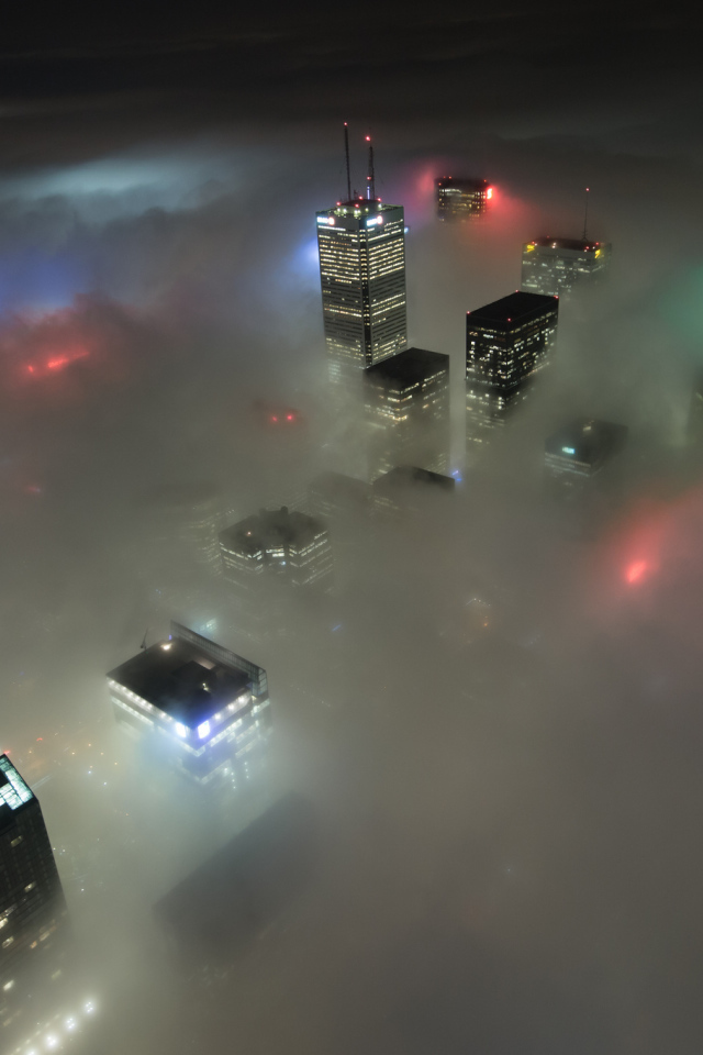 	   Toronto in the fog