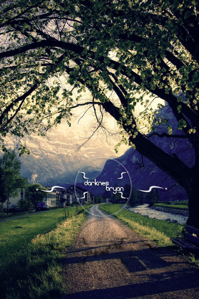 Парк города в горах