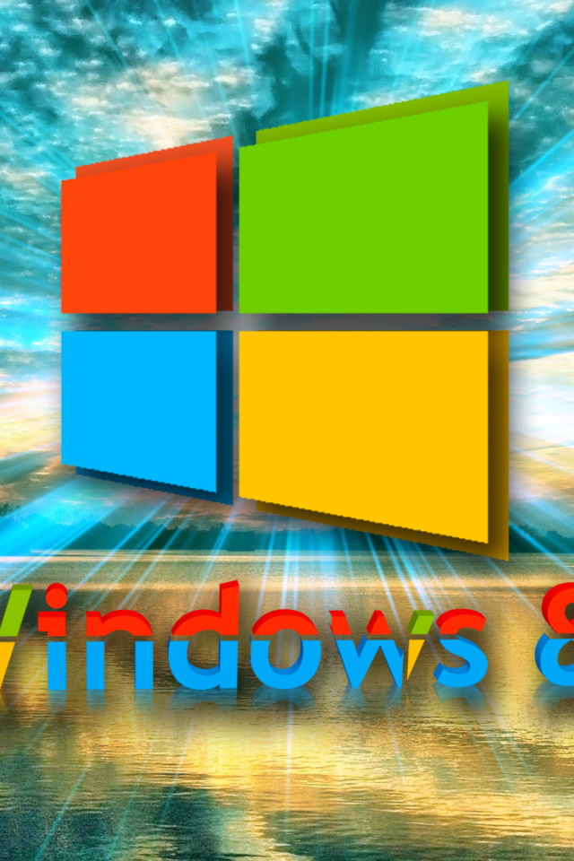 Креативный логотип Windows 8