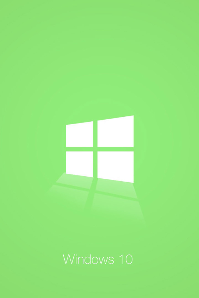 Green logo Windows 10