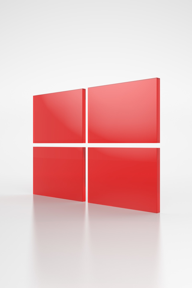 Красный логотип Windows 8