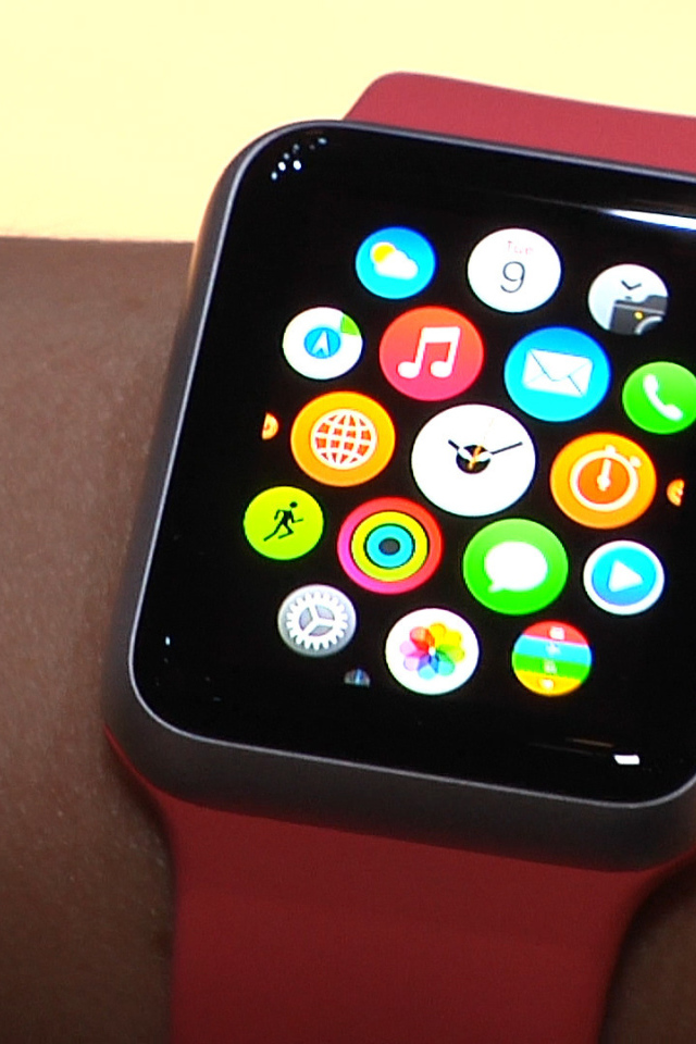 Меню часов Apple Watch