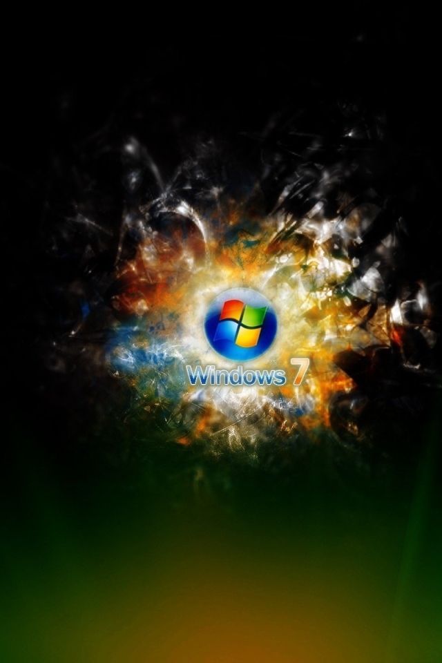 Обои Windows 7 с лучами