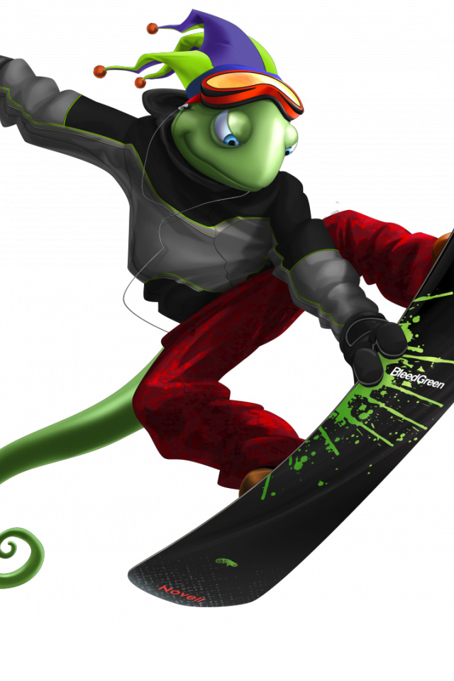 Ящерица знак Линукс