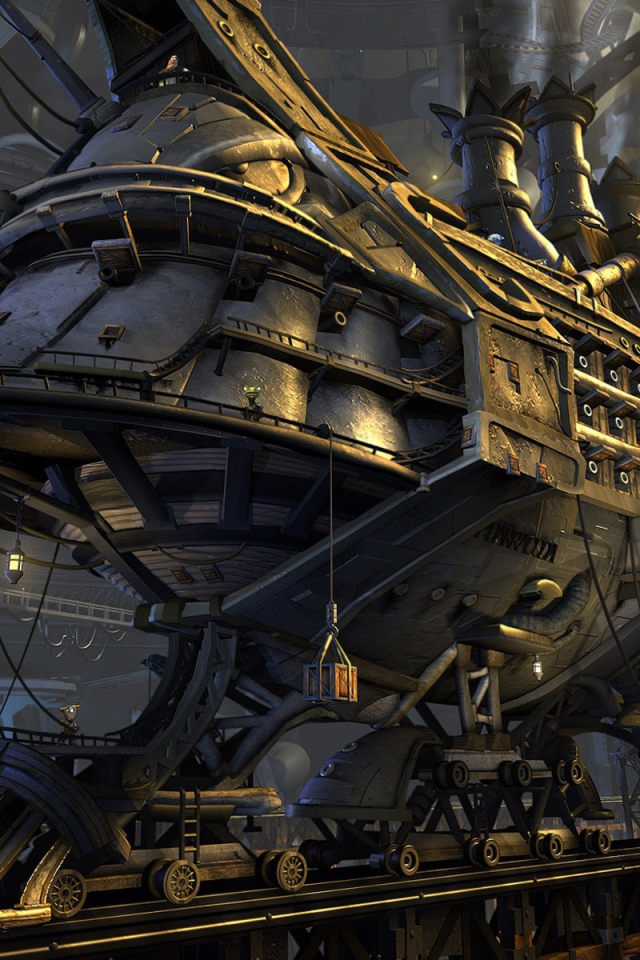 Бронепоезд будущего стимпанк