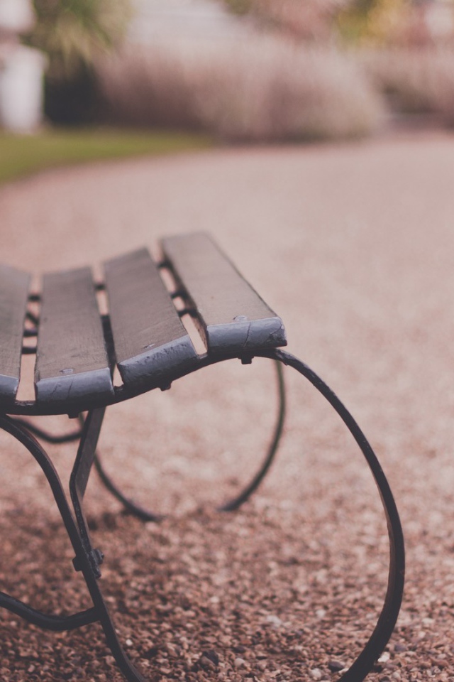 Cкамейка в парке