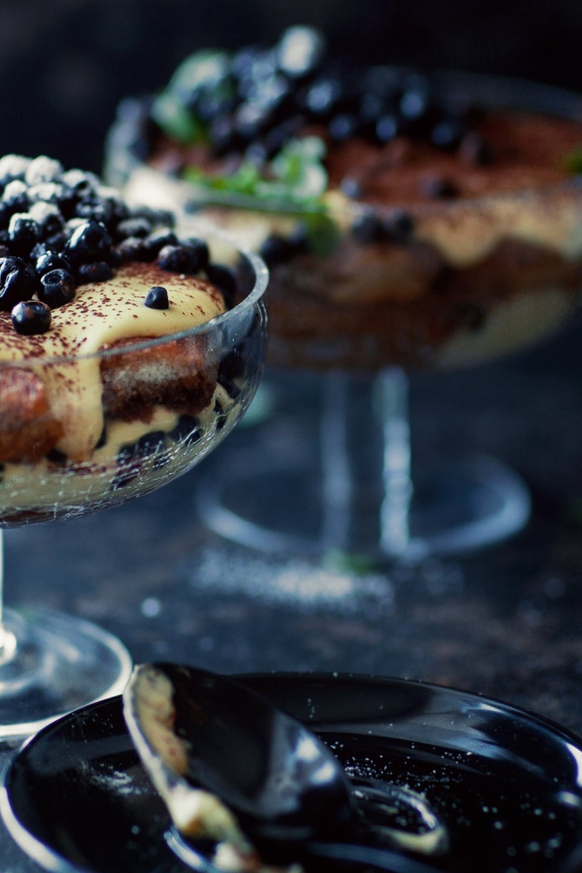 Черничный десерт