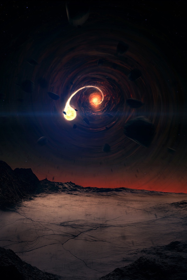 Сцена черной дыры