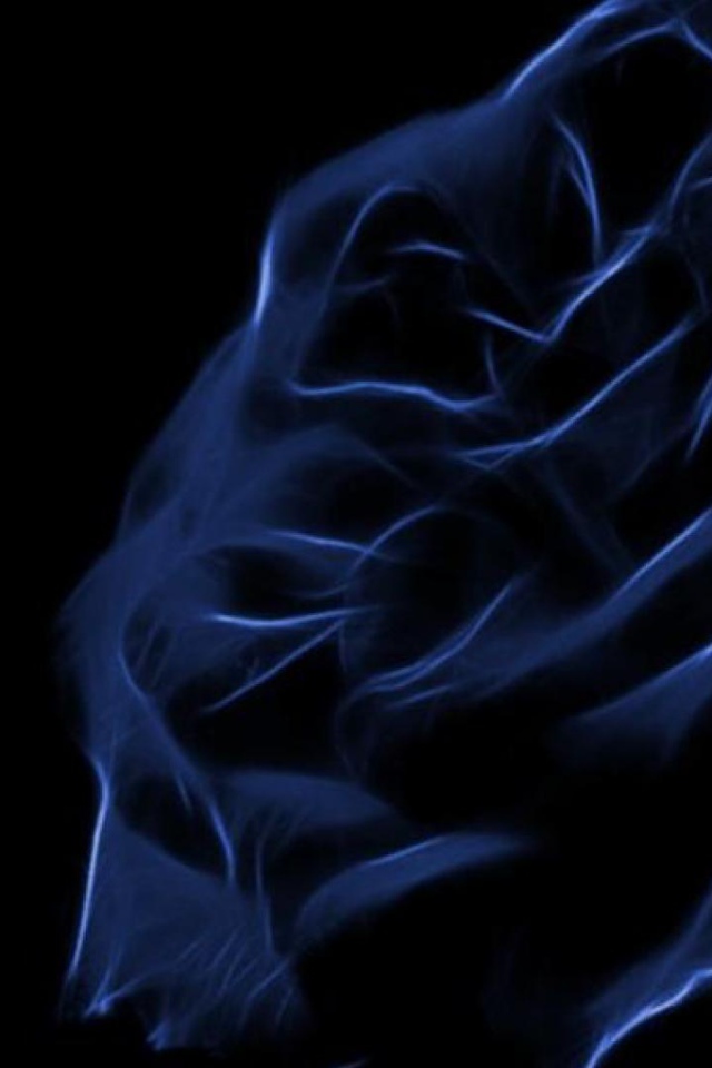 Синяя роза, креативный рисунок