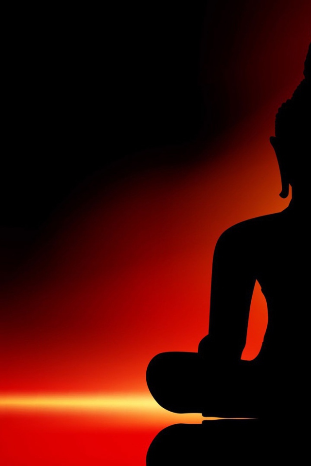 Будда на закате