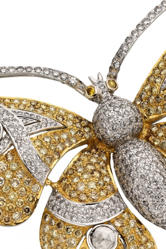 Бабочка из  страз