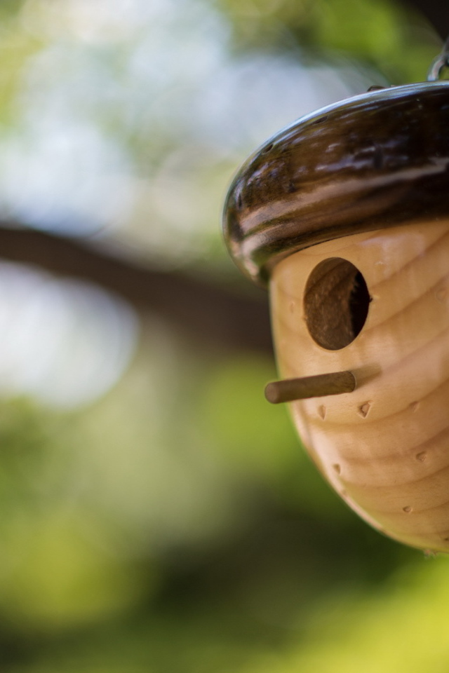 Домик в форме желудя